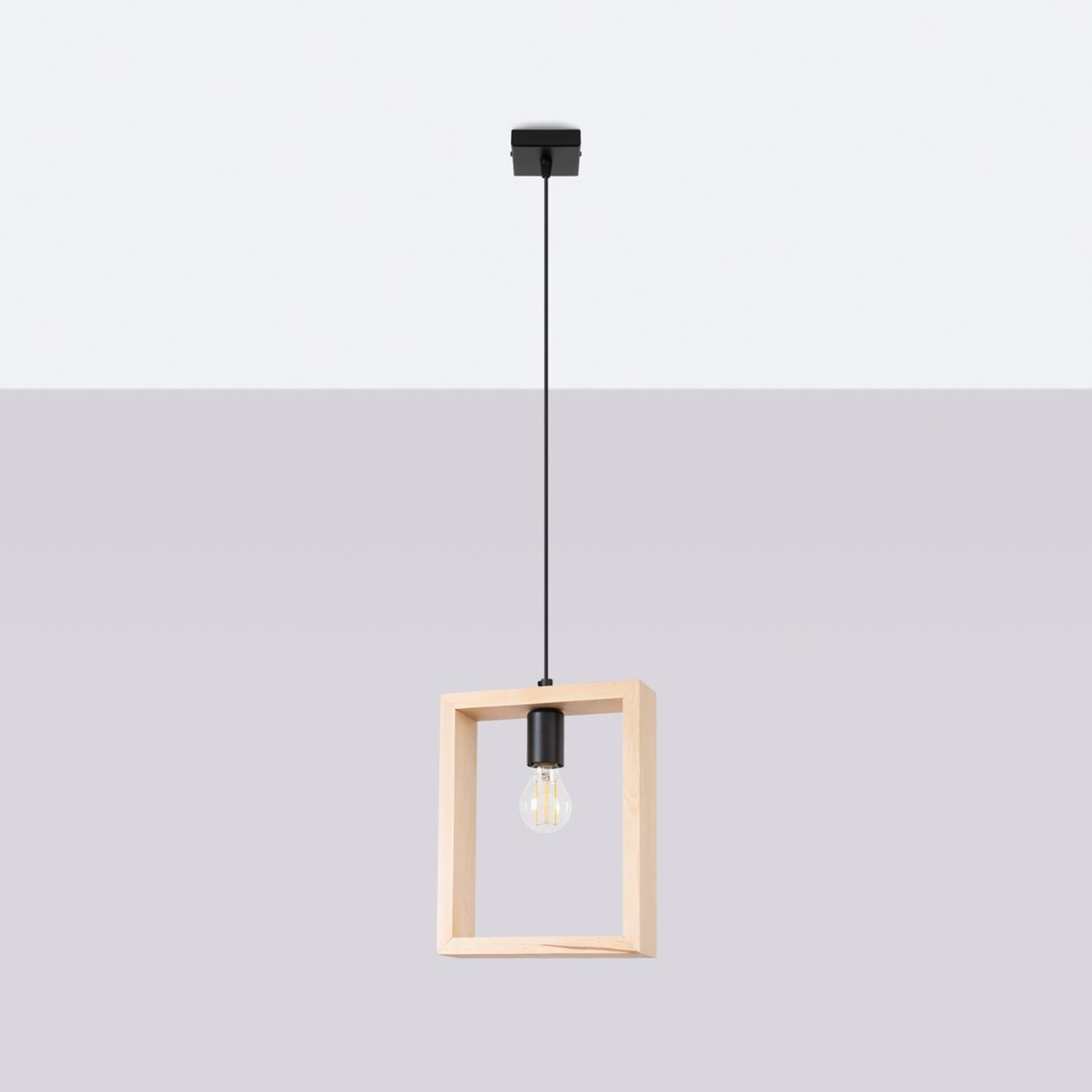 lámpara colgante ARIES en madera natural, combina elegancia y calidez. Perfecta para iluminar cualquier espacio con un toque moderno y acogedor. Dale un estilo único a tu hogar.