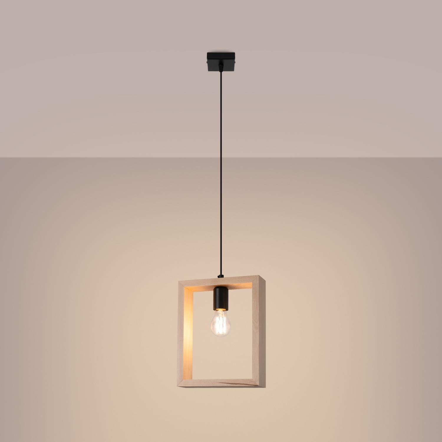 lámpara colgante ARIES en madera natural, combina elegancia y calidez. Perfecta para iluminar cualquier espacio con un toque moderno y acogedor. Dale un estilo único a tu hogar.