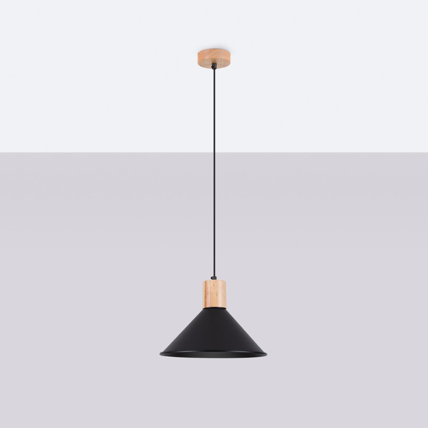 lámpara colgante JAGA negra: un elegante y moderno accesorio de iluminación que transforma cualquier espacio. Ideal para crear atmósferas cálidas y sofisticadas en tu hogar.