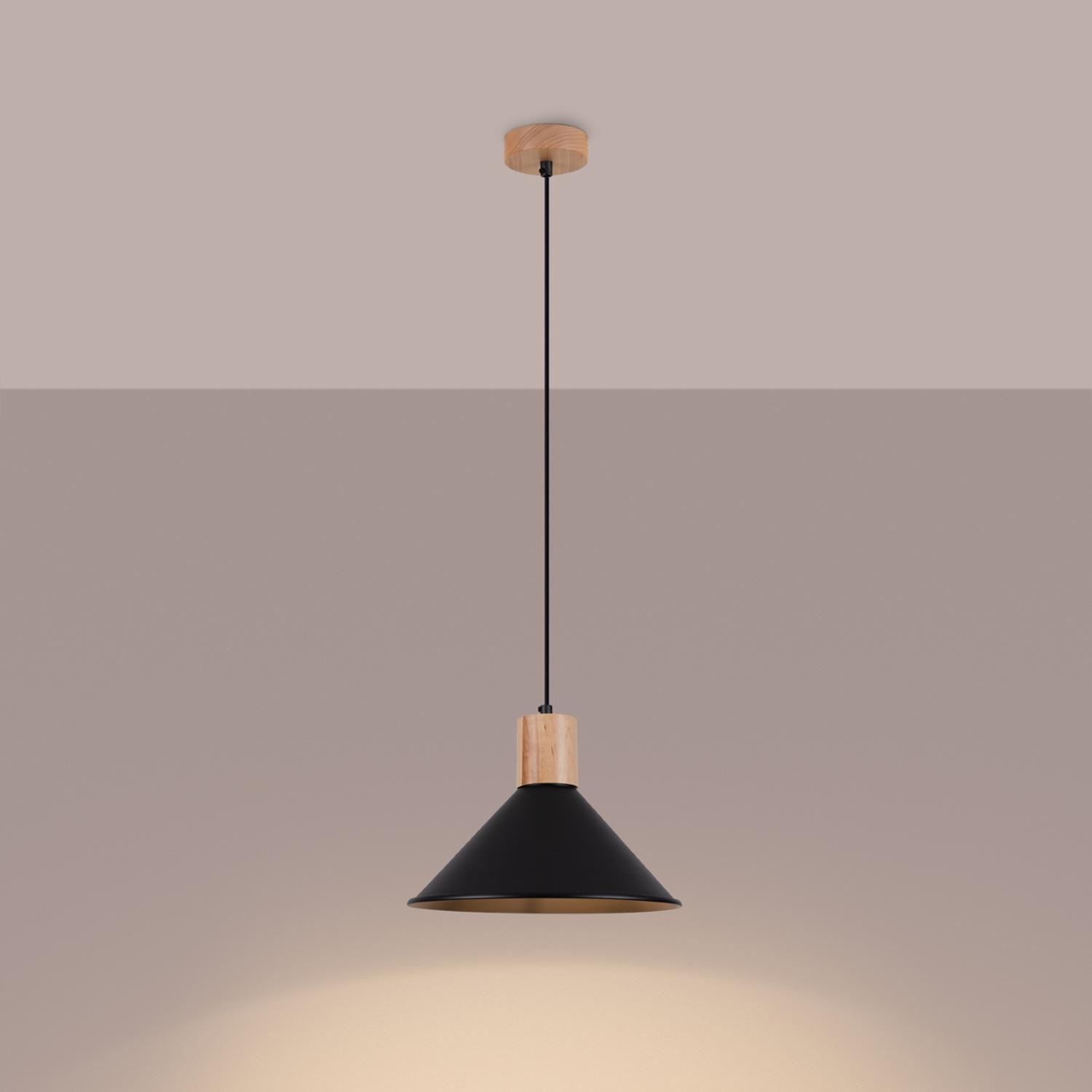 lámpara colgante JAGA negra: un elegante y moderno accesorio de iluminación que transforma cualquier espacio. Ideal para crear atmósferas cálidas y sofisticadas en tu hogar.