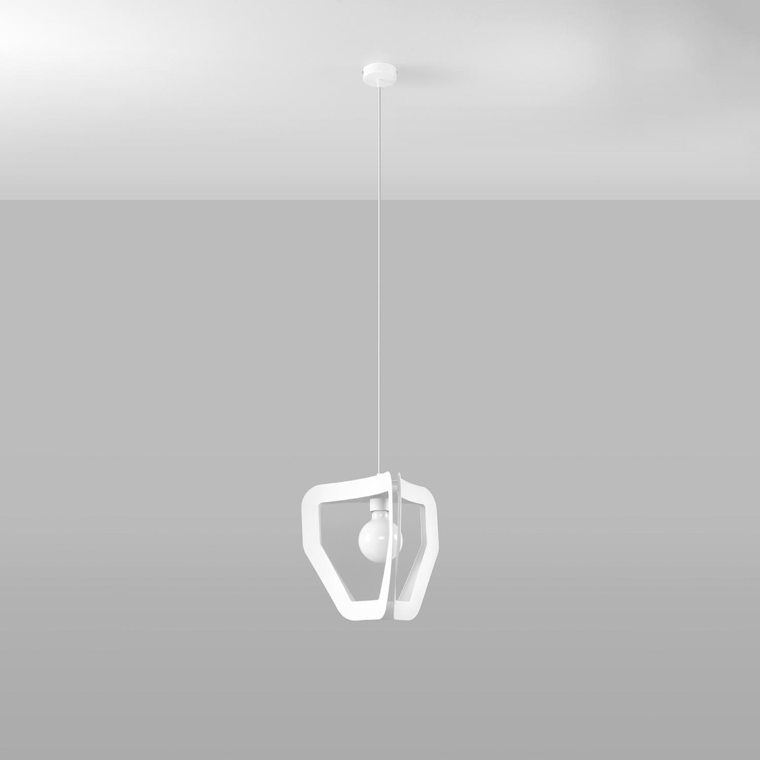 lámpara colgante TRES blanca. Diseño elegante y moderno, ideal para iluminar cualquier espacio con estilo. Perfecta para el hogar o la oficina, aporta un toque sofisticado y luminoso.