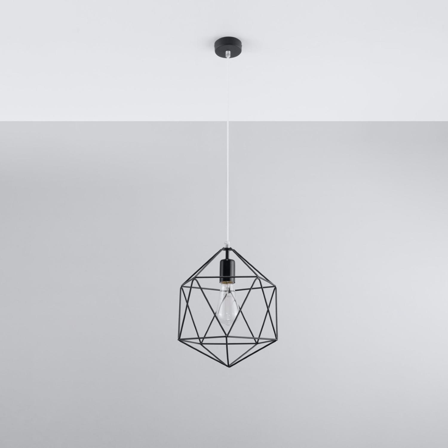 lámpara colgante GASPARE negra: una pieza elegante que ilumina tu espacio con estilo. Su diseño moderno y sofisticado la convierte en el complemento perfecto para cualquier habitación.