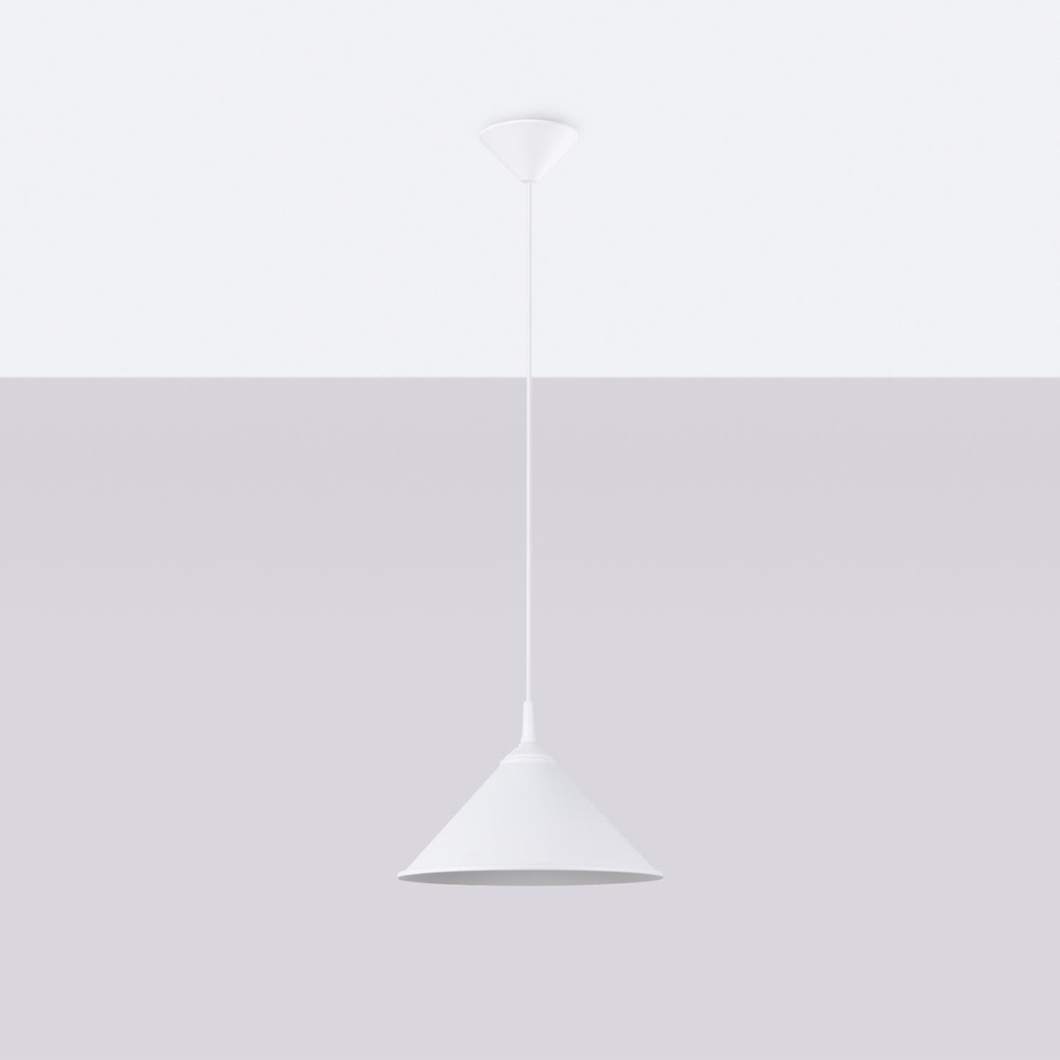lámpara suspendida ZUMA blanca, una opción elegante para iluminar cualquier ambiente. Su diseño moderno complementa tu decoración, siendo ideal tanto para el hogar como para la oficina.
