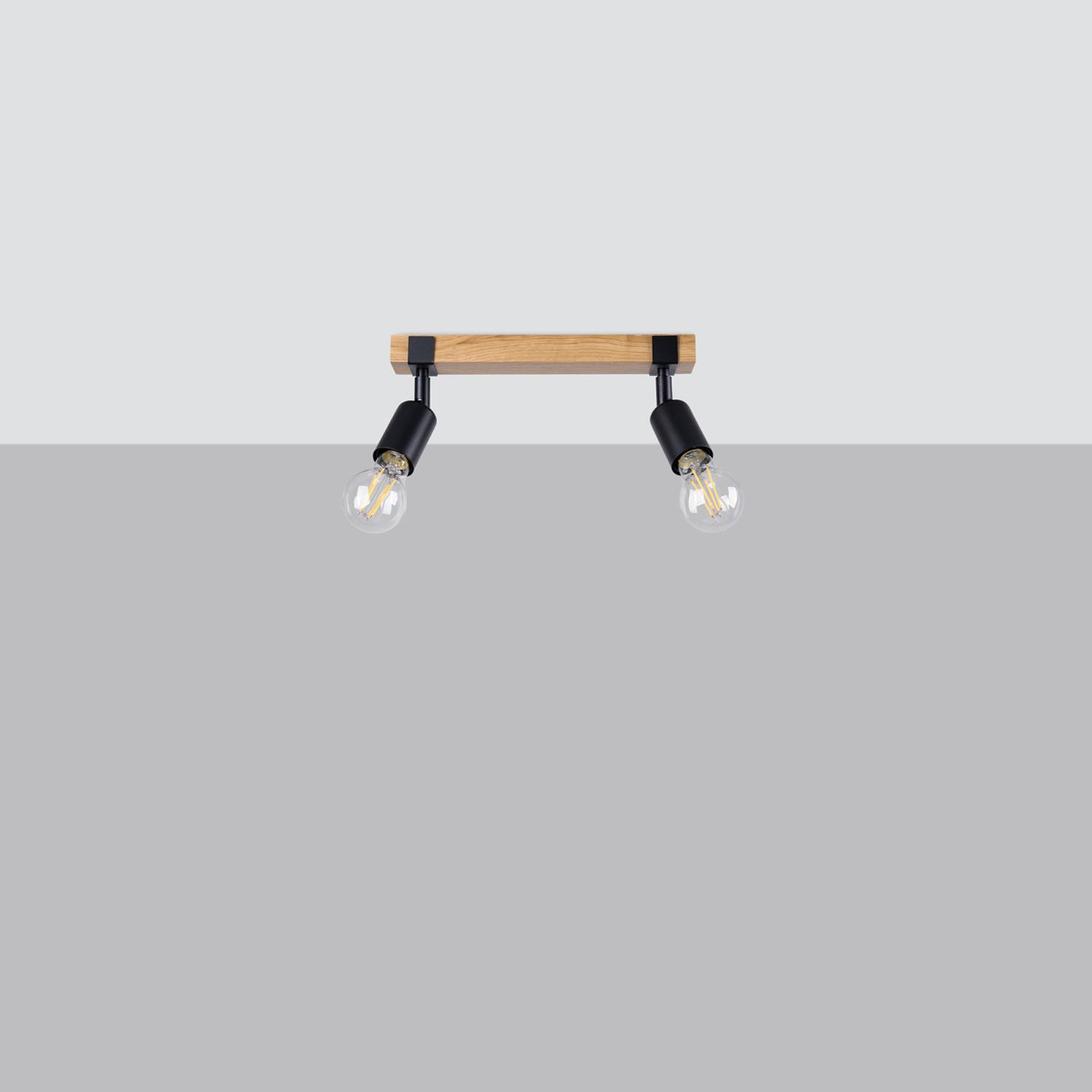 lámpara de techo ZUCA 2 negra, un elegante diseño contemporáneo que ilumina y transforma espacios. Ideal para ambientes modernos, aporta estilo y calidez a tu hogar.