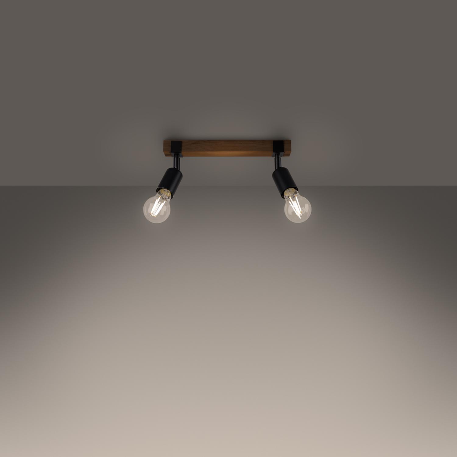 lámpara de techo ZUCA 2 negra, un elegante diseño contemporáneo que ilumina y transforma espacios. Ideal para ambientes modernos, aporta estilo y calidez a tu hogar.