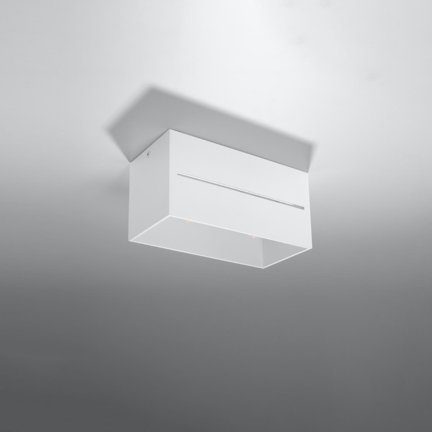 lámpara de techo LOBO 2 blanca: un diseño moderno y elegante que ilumina tu espacio con estilo. Perfecta para cualquier habitación, aporta un toque contemporáneo y sofisticado.