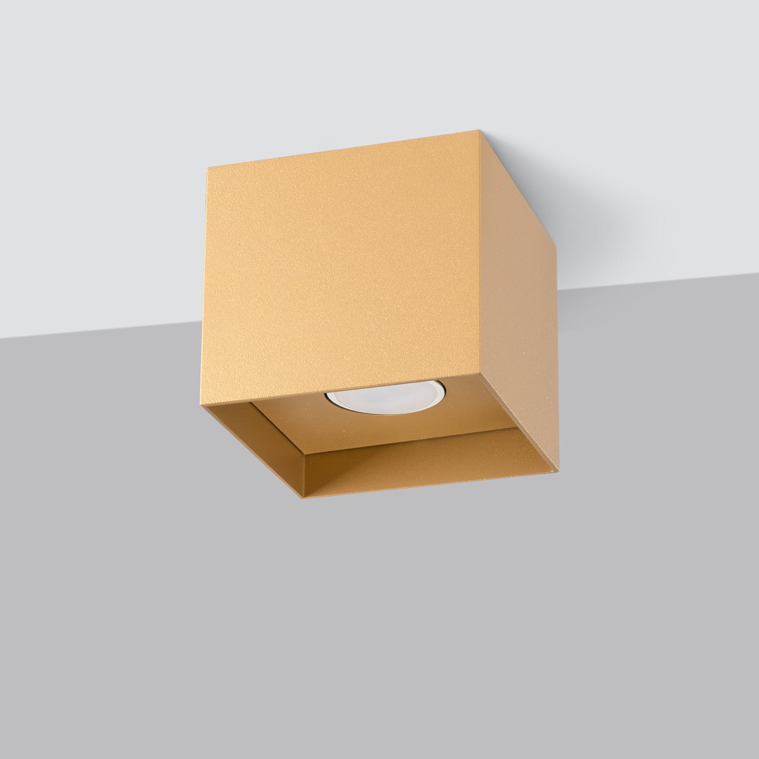lámpara de techo HATI en elegante acabado oro, perfecta para iluminar y dar un toque sofisticado a cualquier espacio. Ideal para salones, comedores y oficinas modernas.