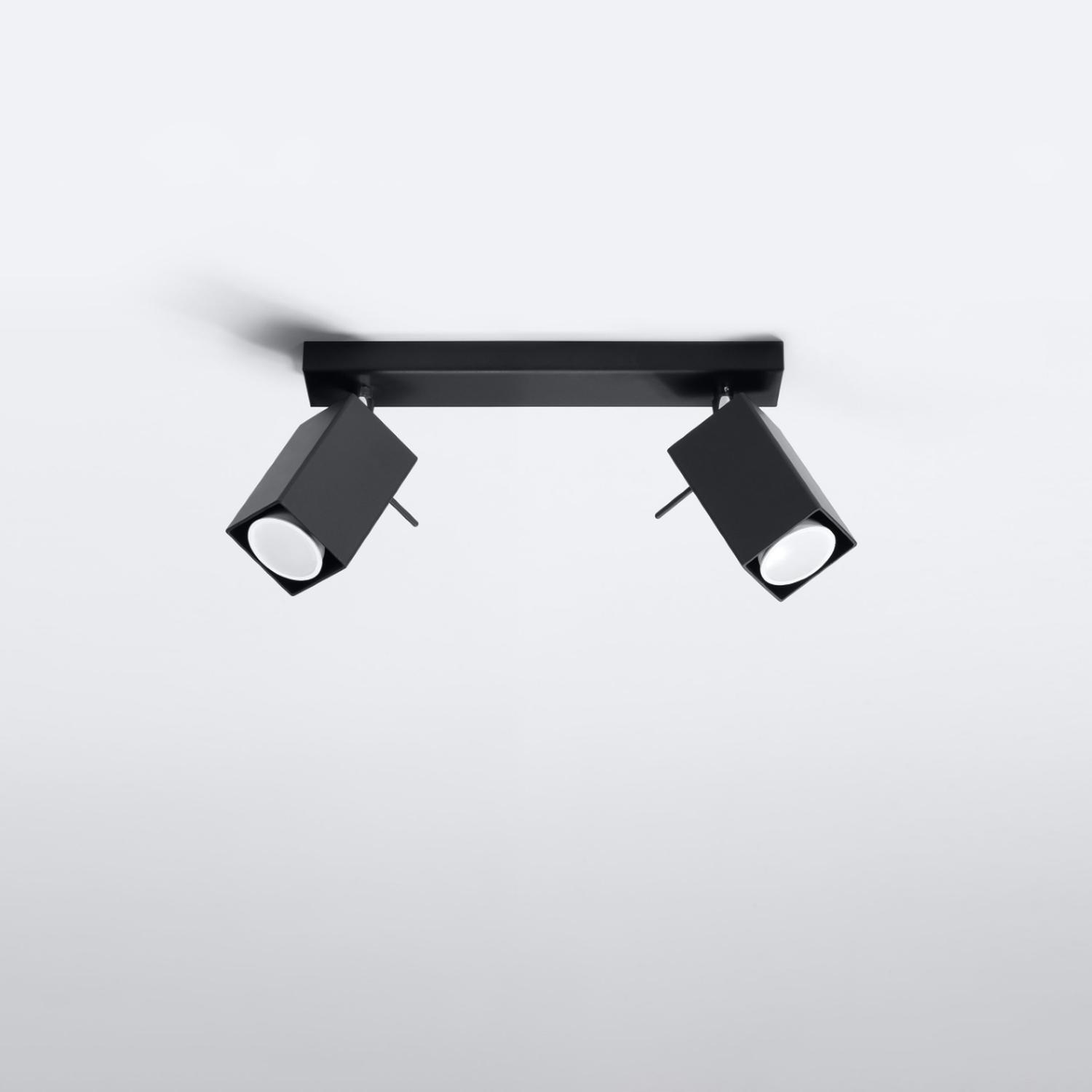 lámpara de techo MERIDA 2 negra: añade un toque contemporáneo y sofisticado a tu hogar. Su diseño minimalista y acabado negro se adapta a cualquier estilo, iluminando con elegancia.