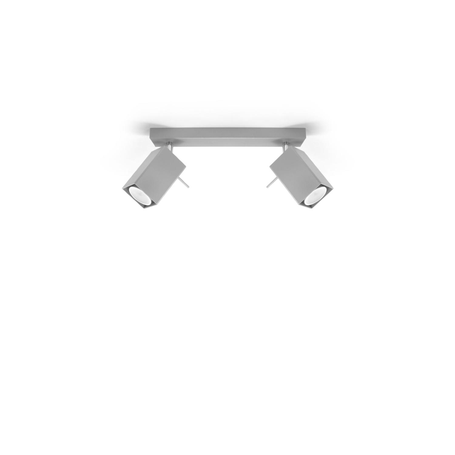 lámpara de techo MERIDA 2 gris: un diseño moderno y elegante que ilumina cualquier espacio con estilo. Ideal para salones, comedores o habitaciones, añadiendo un toque contemporáneo.