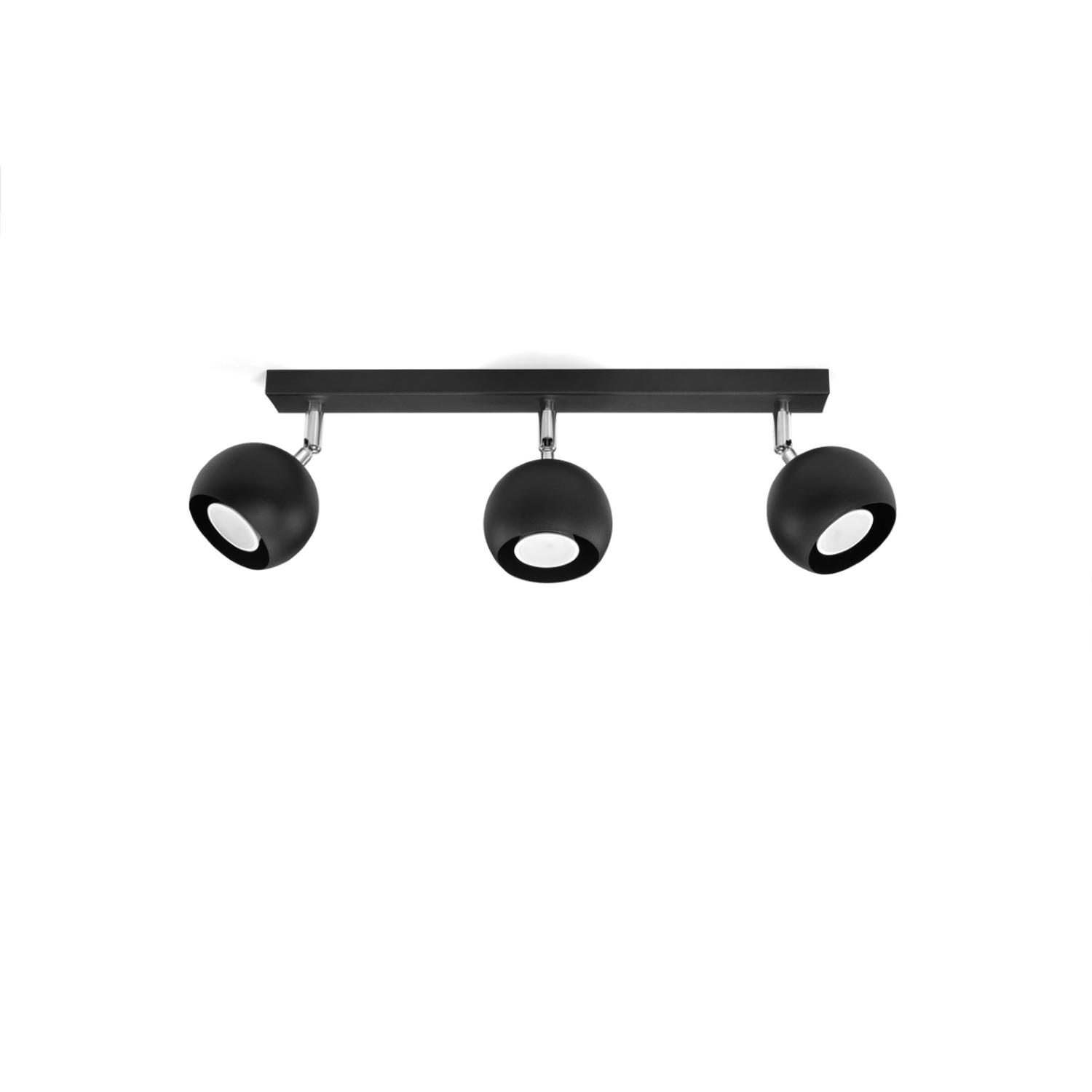 lámpara de techo OCULARE 3 negra: una combinación ideal de estilo moderno y sofisticación. Ilumina tus espacios con su diseño actual y acabados premium, perfecta para cualquier ambiente.