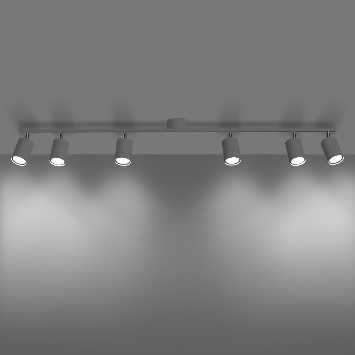 lámpara de techo LEMMI 6L blanca, con un diseño contemporáneo y chic. Perfecta para iluminar y aportar sofisticación a cualquier ambiente. Sencilla de montar, une estilo y practicidad.