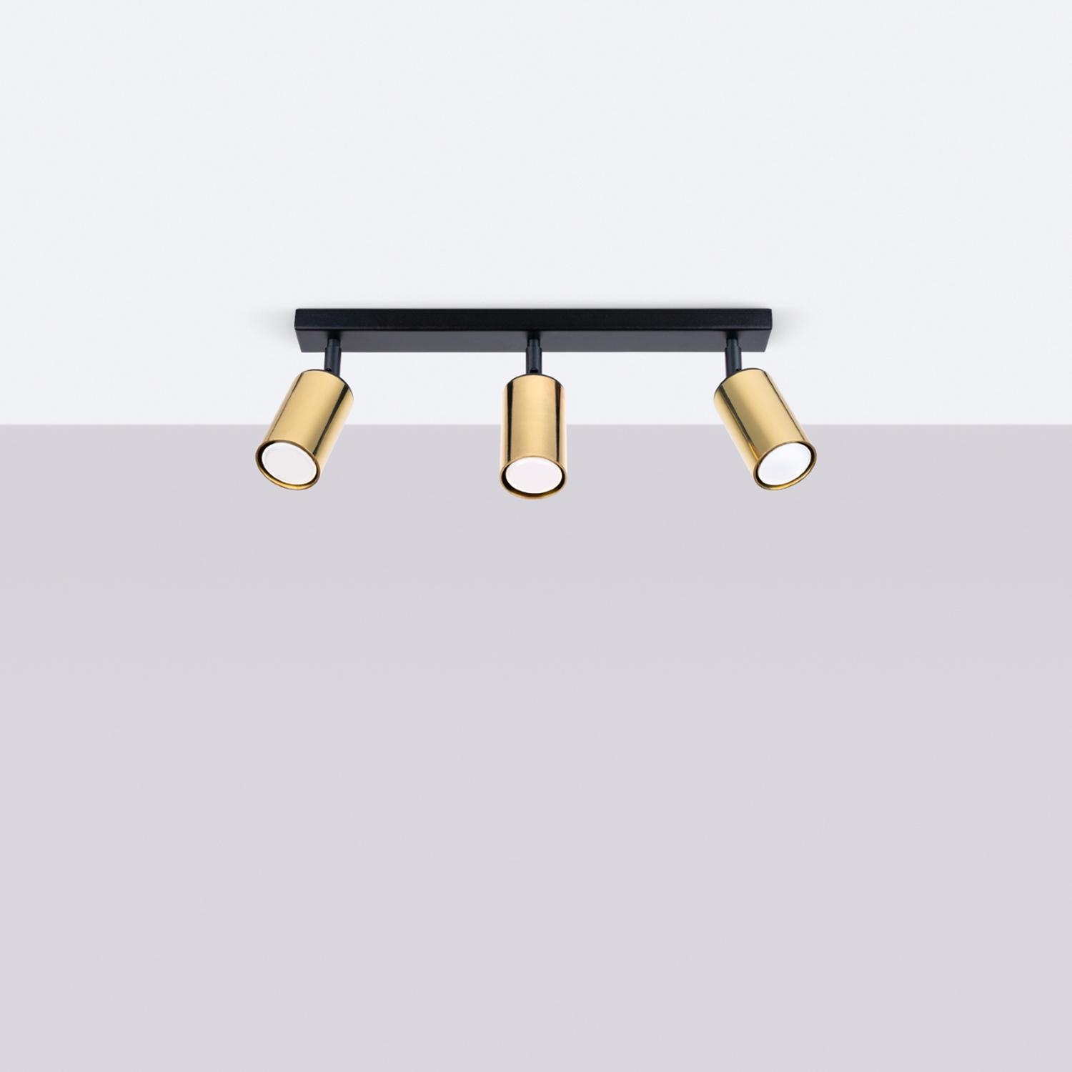 lámpara de techo WINX 3 en elegante negro y cobre, perfecta para dar un toque moderno y sofisticado a cualquier espacio. Ilumina con estilo y destaca tu decoración.