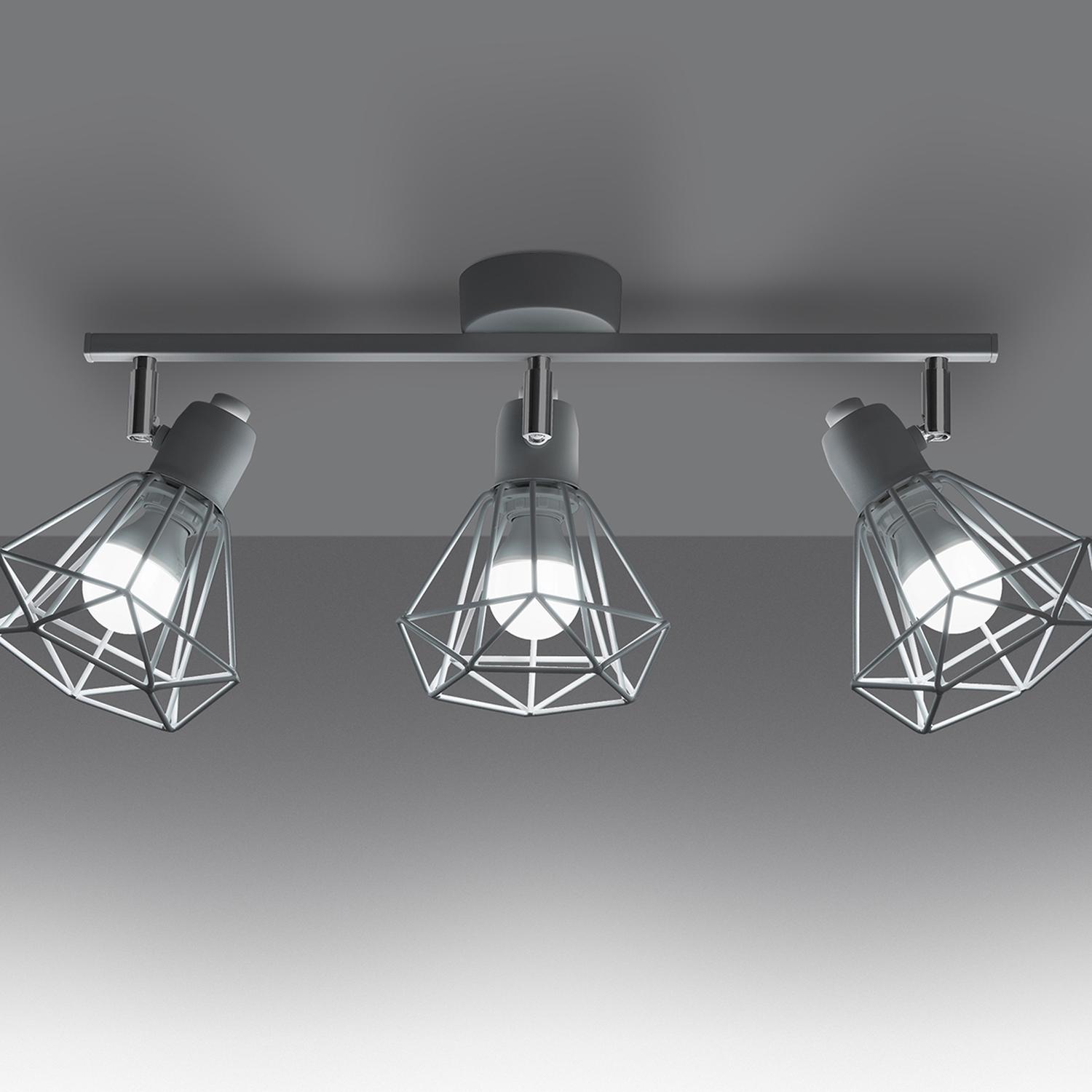 lámpara de techo ARTEMIS 3 en elegante blanco, perfecta para iluminar espacios con estilo. Su diseño moderno se adapta a cualquier decoración, proporcionando una luz cálida y acogedora.