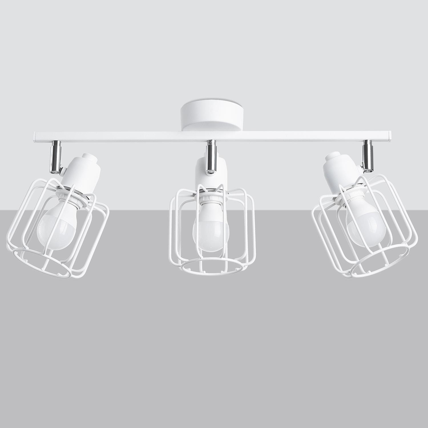 lámpara de techo BELUCI 3 blanca: elegancia y modernidad se fusionan en este diseño minimalista que ilumina tus espacios con estilo y calidez, ideal para cualquier ambiente.