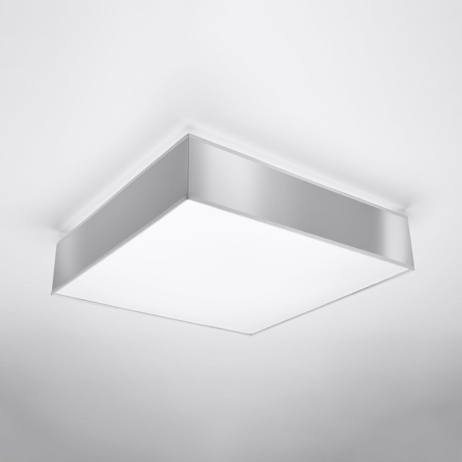 lámpara de techo HORUS 45 gris, elegante y contemporánea. Ideal para iluminar y modernizar cualquier espacio, aportando estilo y sofisticación a tu decoración. Perfecta para tu hogar.