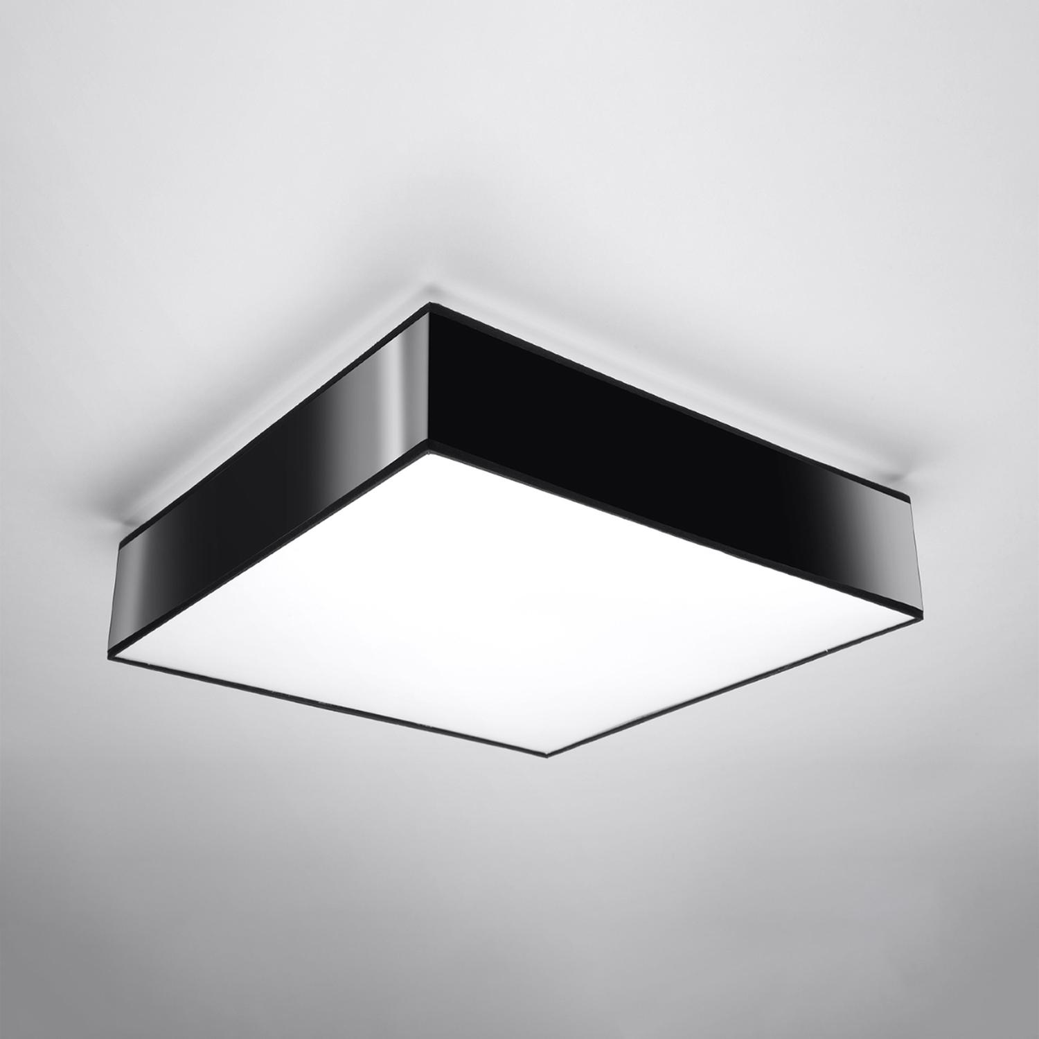 lámpara de techo HORUS 55 negra: elegancia y estilo en cada rincón. Su diseño contemporáneo proporciona iluminación óptima, ideal para realzar la decoración de tu hogar.