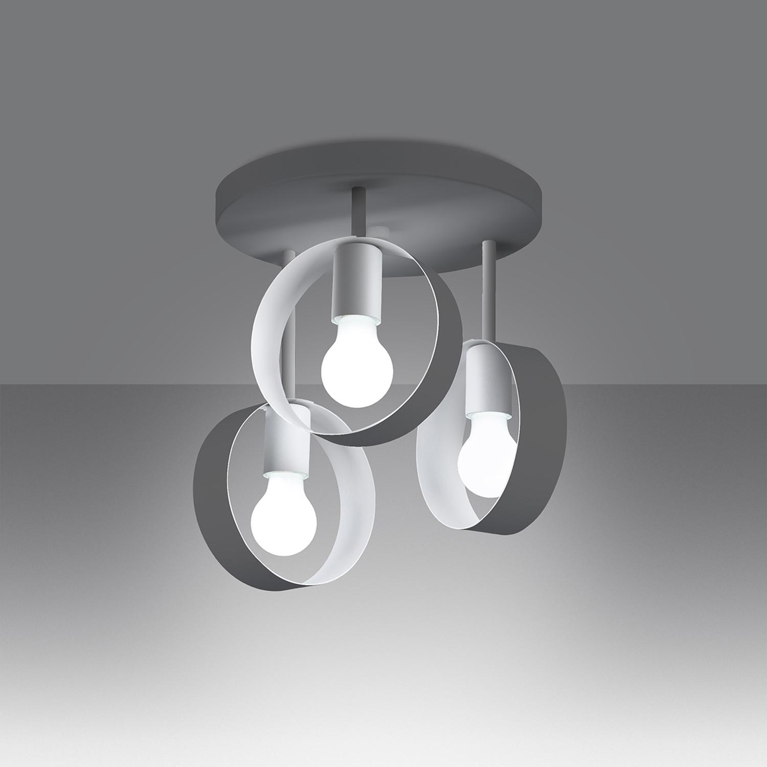 ilumina tus espacios con la elegante Lámpara de techo TITRAN 3 blanca. Su diseño moderno y minimalista se adapta a cualquier estilo, creando un ambiente cálido y acogedor.