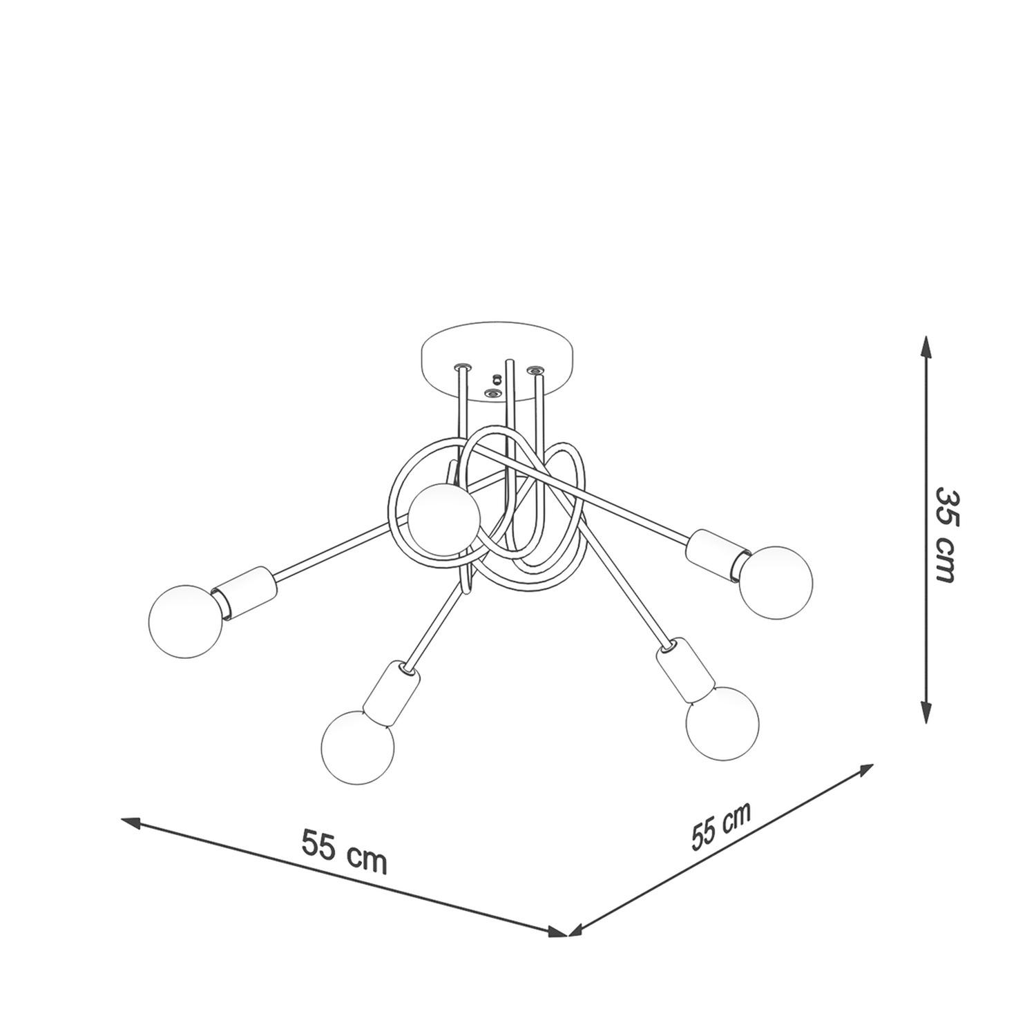 lámpara LOOP 5 blanca: un diseño moderno y minimalista que ilumina con elegancia. Perfecta para cualquier ambiente, crea una atmósfera acogedora y sofisticada. Ideal para tu hogar.