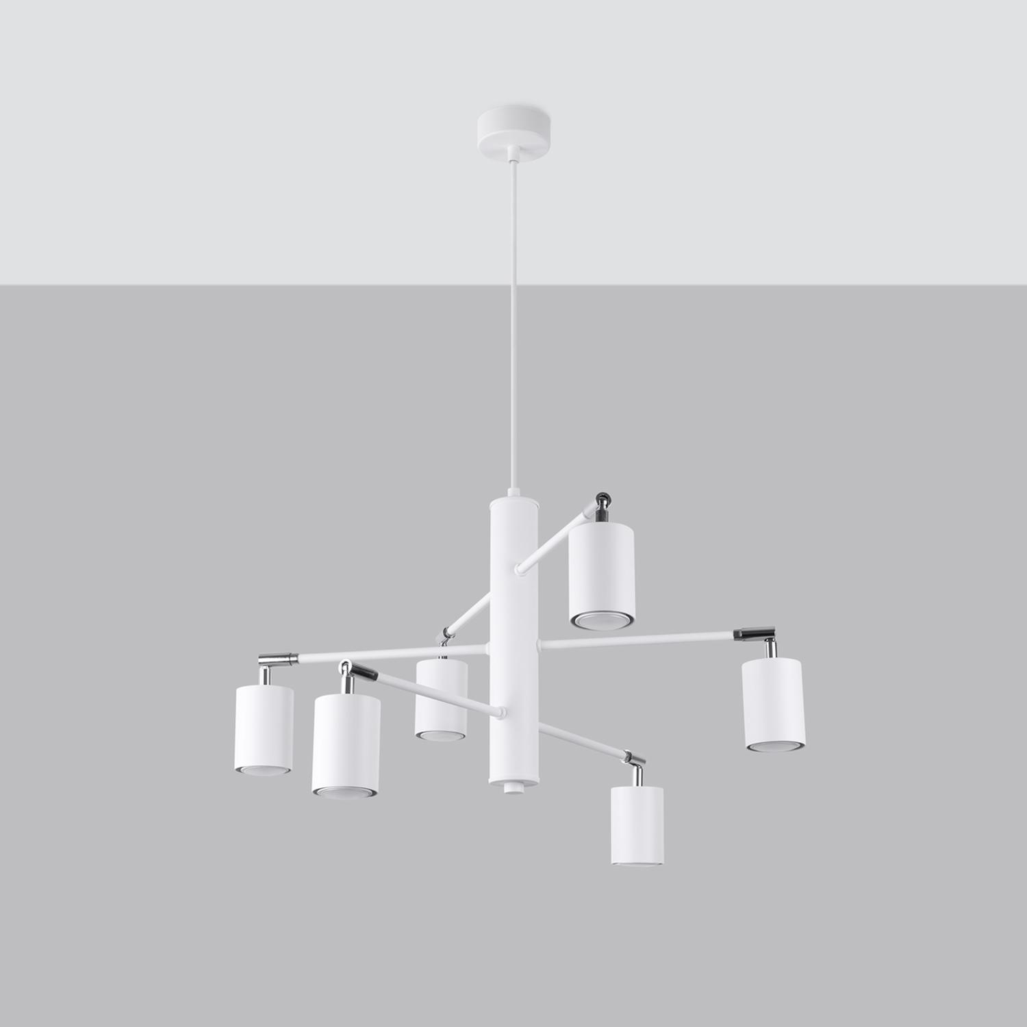 lámpara LEMMI 6 blanca: elegancia minimalista y luz cálida. Perfecta para cualquier espacio, brinda estilo y confort. Ilumina tus momentos con su diseño moderno y funcional.