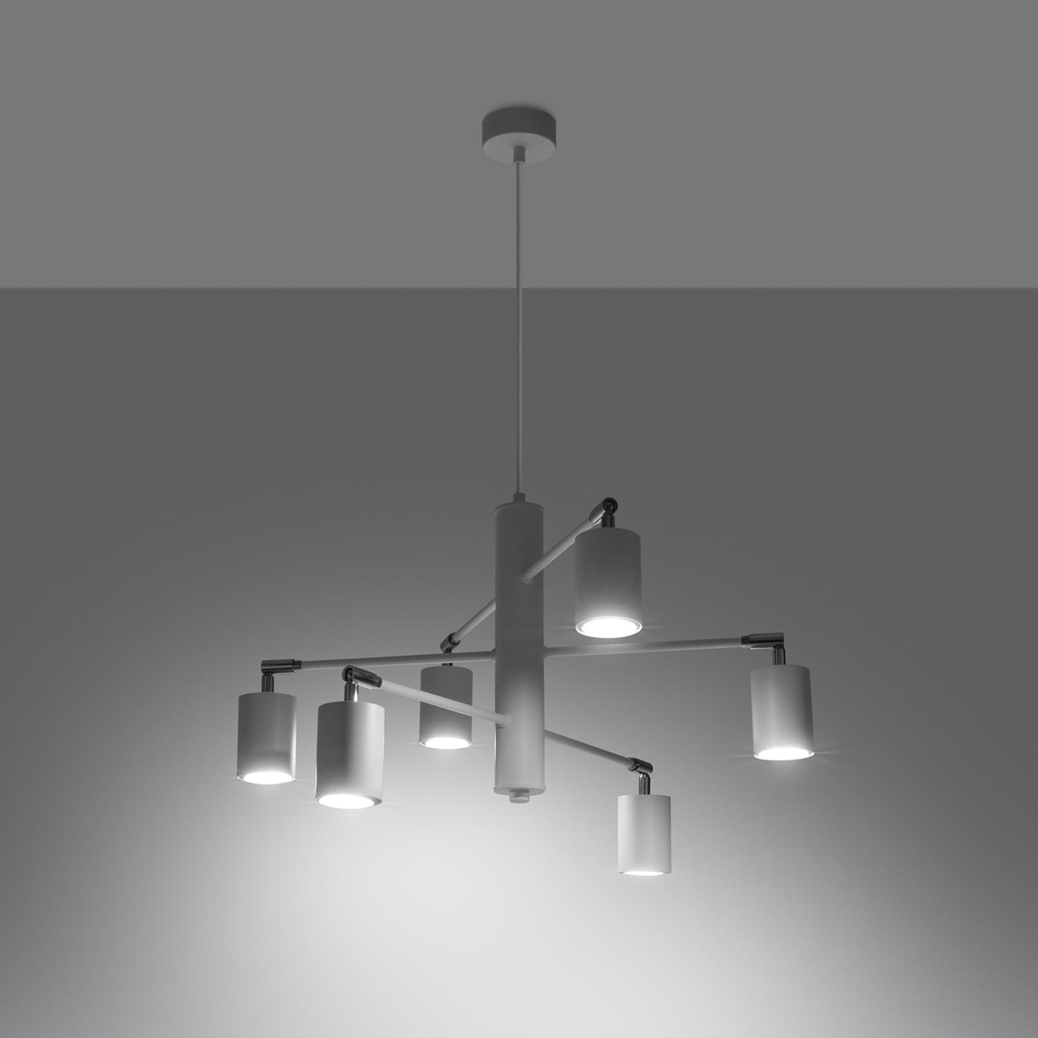 lámpara LEMMI 6 blanca: elegancia minimalista y luz cálida. Perfecta para cualquier espacio, brinda estilo y confort. Ilumina tus momentos con su diseño moderno y funcional.