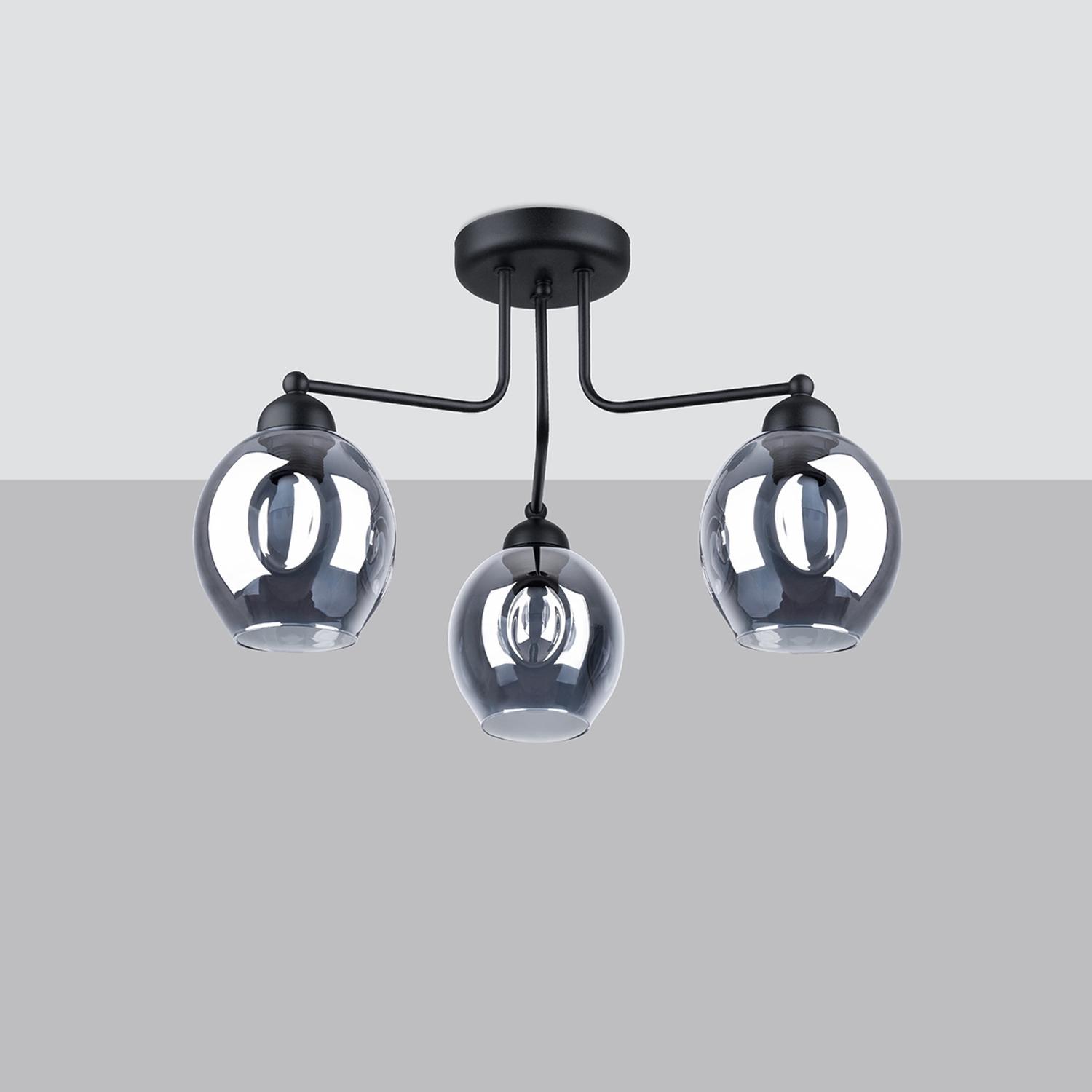 araña FILLAN 3 negra: moderna y elegante, perfecta para iluminar tu espacio. Su diseño contemporáneo se adapta a cualquier ambiente, creando una atmósfera acogedora y sofisticada.
