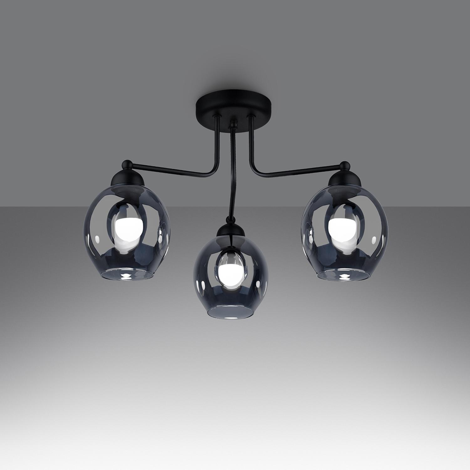 araña FILLAN 3 negra: moderna y elegante, perfecta para iluminar tu espacio. Su diseño contemporáneo se adapta a cualquier ambiente, creando una atmósfera acogedora y sofisticada.