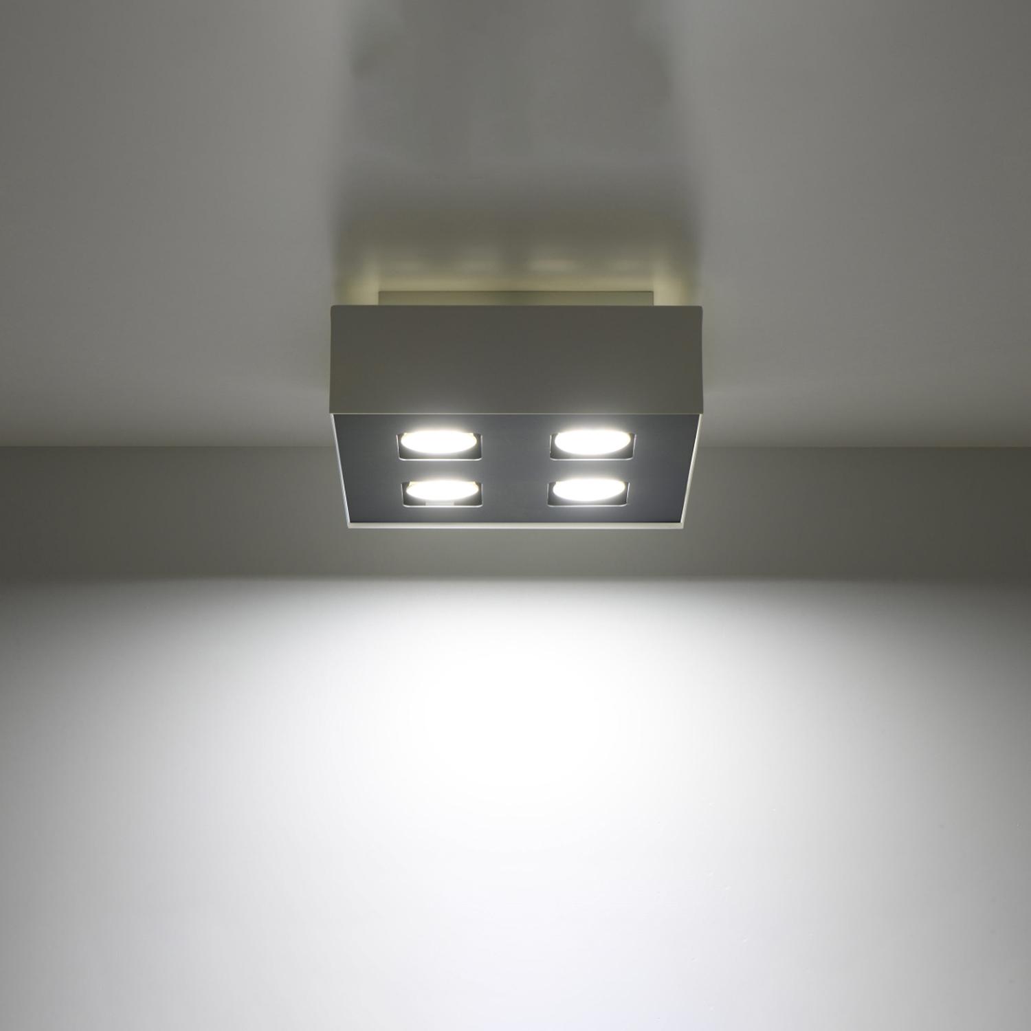 plafón MONO 4 blanco: la perfecta fusión de elegancia y funcionalidad. Ilumina tus espacios con estilo contemporáneo, ideal para cualquier ambiente del hogar o la oficina.