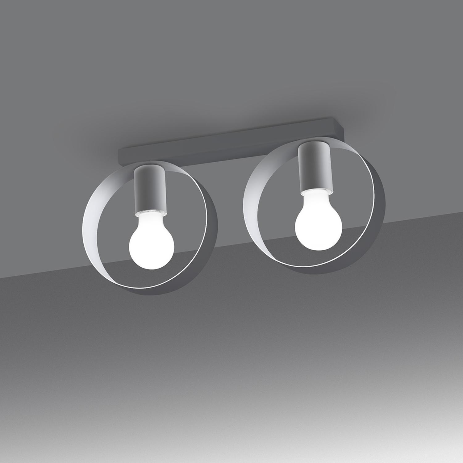plafón TITRAN 2 blanco: elegancia y modernidad en tu hogar. Su diseño minimalista con luz LED proporciona una iluminación cálida y eficiente, ideal para cualquier espacio.