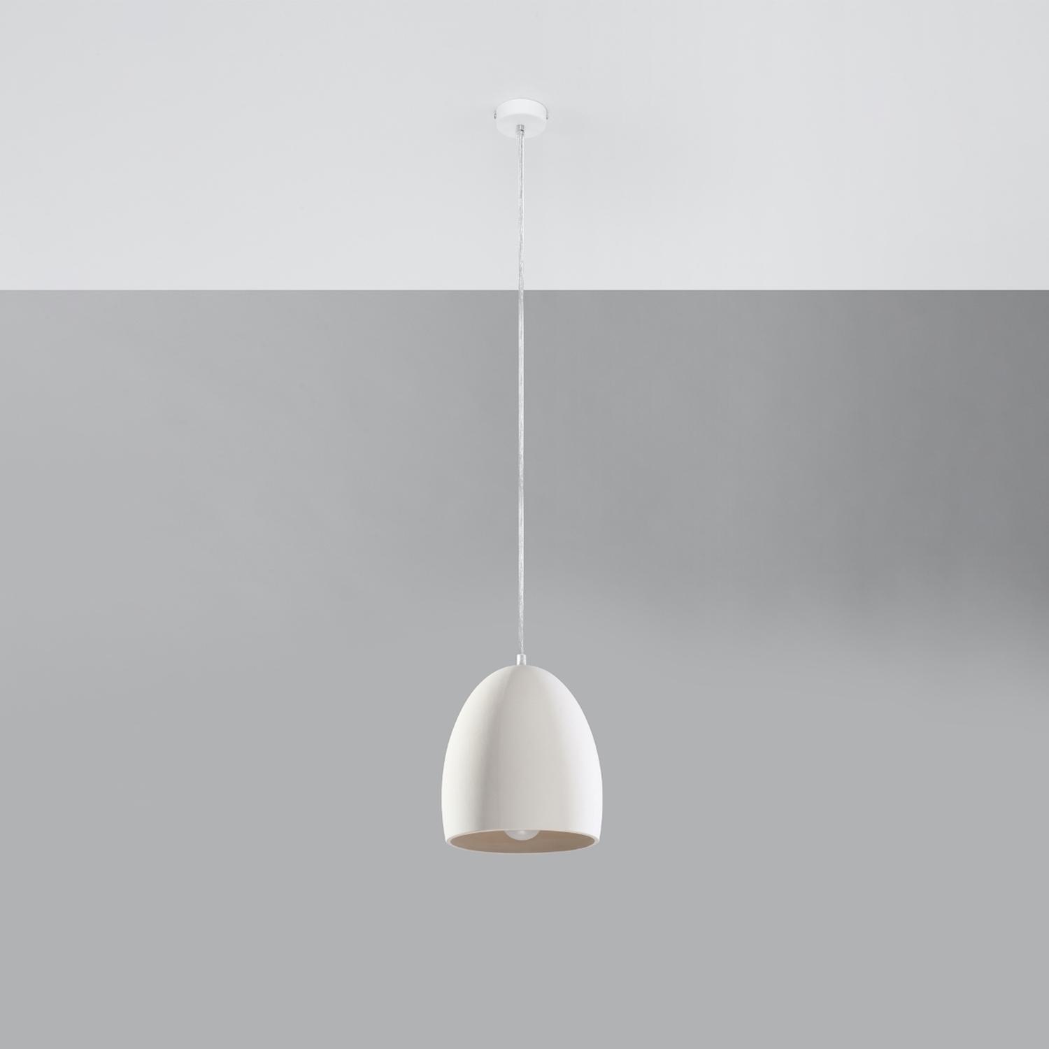 lámpara colgante de cerámica FLAWIUSZ: fusión de diseño moderno y artesanía, ideal para añadir estilo y calidez a cualquier entorno, creando espacios únicos con personalidad.