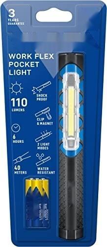 linterna led de bolsillo 110 lm, resistente y portátil, ideal para actividades al aire libre, camping y emergencias.