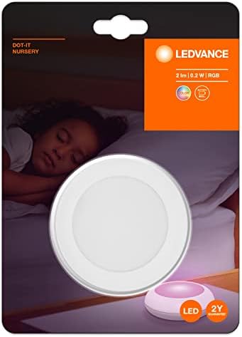  Luz nocturna, 0,2W, 2 lúmenes, con tecnología de regulación táctil, lámpara con control de color RGB, funciona con pilas