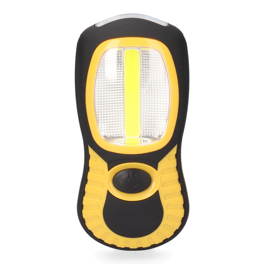 lINTERNA DE LED COB XL. DOBLE FUNCION 1LED XLx3W Y 3 LEDx1W CON GANCHO E IMAN 3xAAA (PILAS INCLUIDAS) 