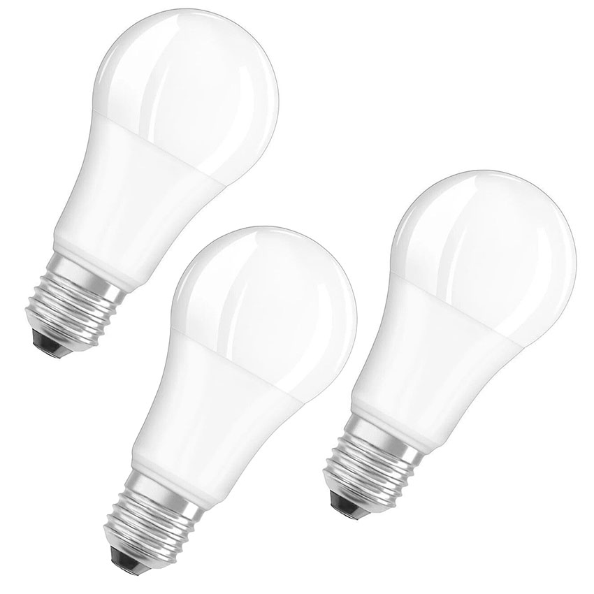 Pack de 3 lámparas estándar led base E27 13W 4000K