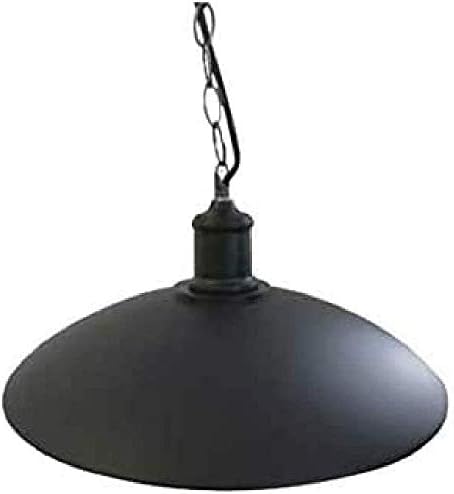 lÁMPARA INDUSTRIAL NEGRA. Lámpara colgante e27 con tulipa negra y cadena decorativa.