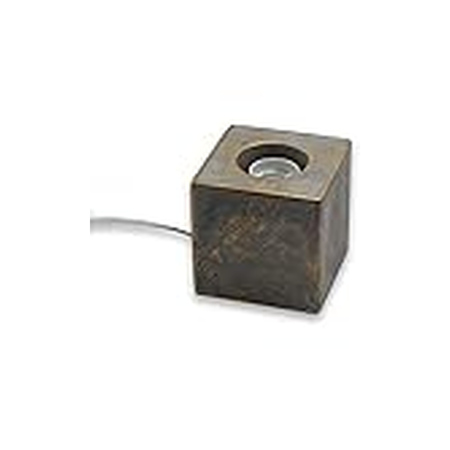 sobremesa de cemento e27 con cable de 1,5 m para lámparas, ideal para decoración y ambientación de espacios.