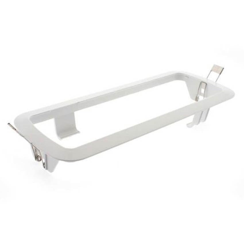 marco empotrable para emergencia, características técnicas: fácil instalación, diseño discreto, ideal para señalización y seguridad en espacios públicos.